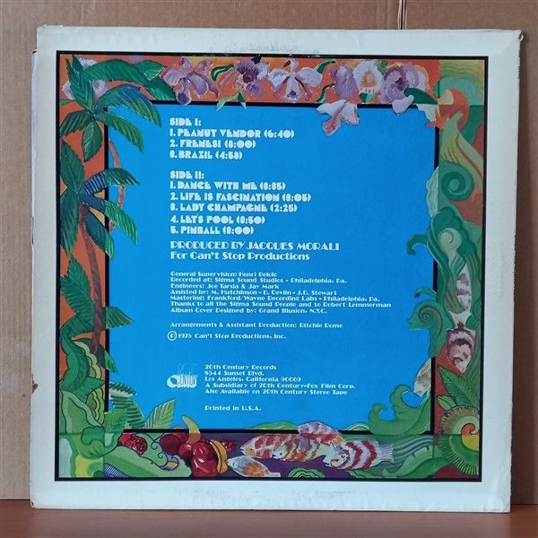 THE RITCHIE FAMILY – BRAZIL (1975) - LP 2.EL PLAK