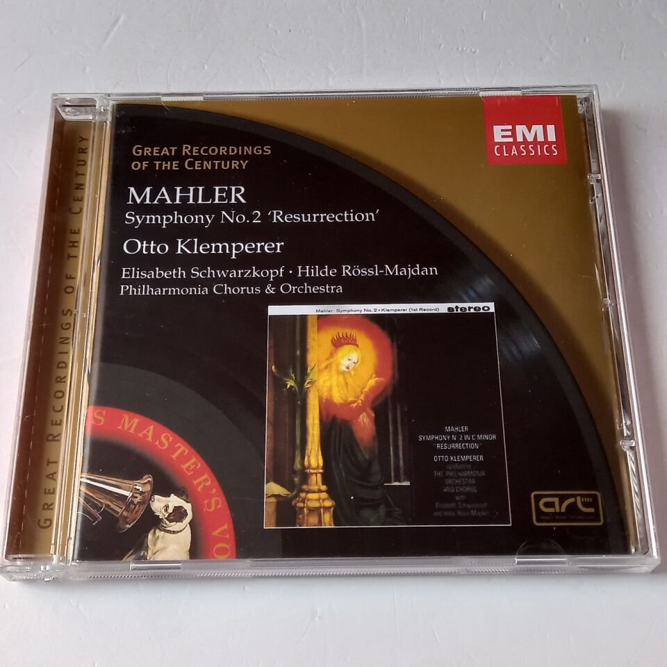MAHLER: SYMPHONY NO.2 \'RESURRECTION\' - OTTO KLEMPERER, PHILHARMONIA CHORUS AND ORCHESTRA (1963) - CD REMASTERED 2000 REISSUE 2.EL