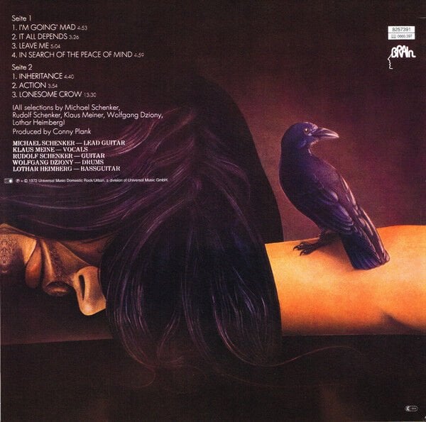 SCORPIONS - LONESOME CROW (1972) - LP 2009 REISSUE SIFIR PLAK