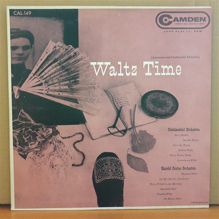 WALTZ TIME - CONTINENTAL ORCHESTRA & HAROLD COATES ORCHESTRA - LP 2.EL PLAK