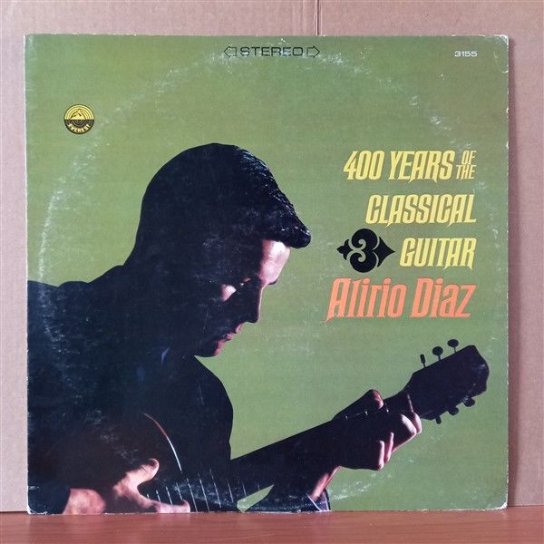 ALIRIO DIAZ – 400 YEARS OF THE CLASSICAL GUITAR - LP 2.EL PLAK