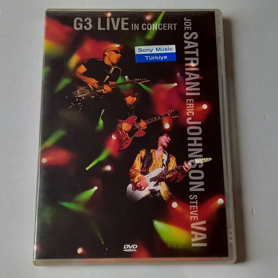 JOE SATRIANI, ERIC JOHNSON, STEVE VAI - G3 LIVE IN CONCERT - DVD 2.EL