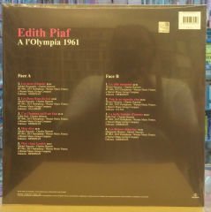 EDITH PIAF - A L'OLYMPIA 1961 - LP SIFIR PLAK