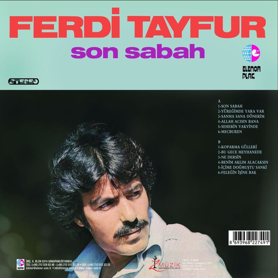 FERDİ TAYFUR - SON SABAH (1979) - LP SIFIR PLAK