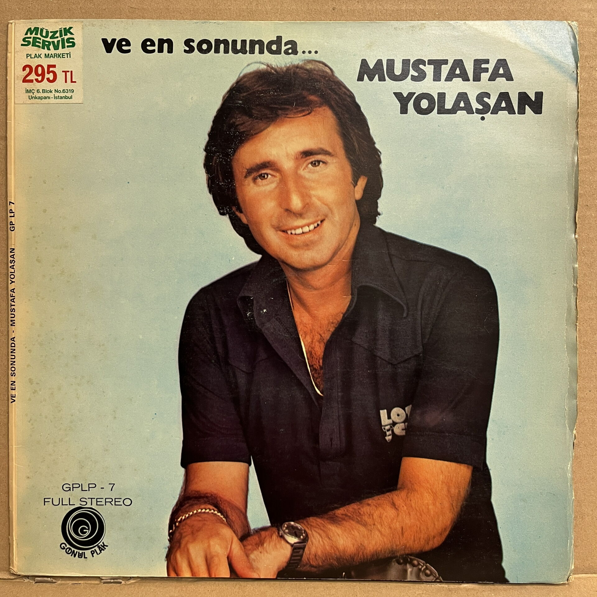 MUSTAFA YOLAŞAN - VE EN SONUNDA (1977) - LP 2.EL PLAK