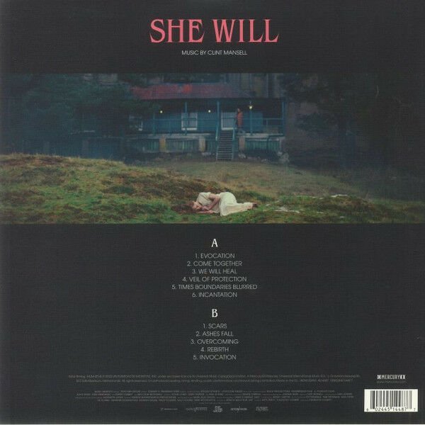 SHE WILL - SOUNDTRACK / CLINT MANSELL (2022) - LP 180GR PINK COLOURED SIFIR PLAK