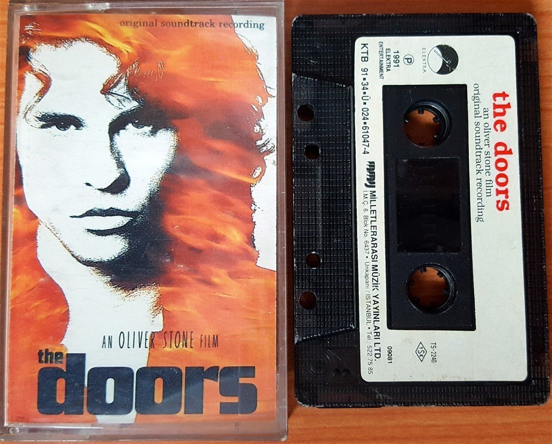 DOORS - ORIGINAL SOUNDTRACK (1991) MMY CASSETTE MADE IN TURKEY ''USED'' PAPER LABEL