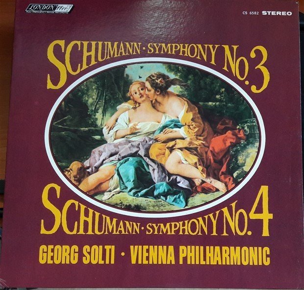SCHUMANN SYMPHONY NO:3&4 VIENNA PHILHARMONIC GEORG SOLTI - LP 2.EL