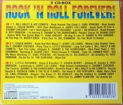 ROCK 'N ROLL FOREVER! / FABIAN DUANE EDDY BO DIDDLEY GENE VINCENT THE VENTURES (1994) 3CD 2.EL