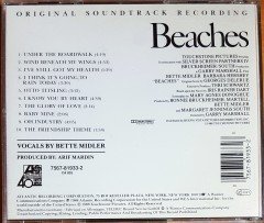 BEACHES SOUNDTRACK / BETTE MIDLER, ARIF MARDIN (1988) ATLANTIC CD 2.EL