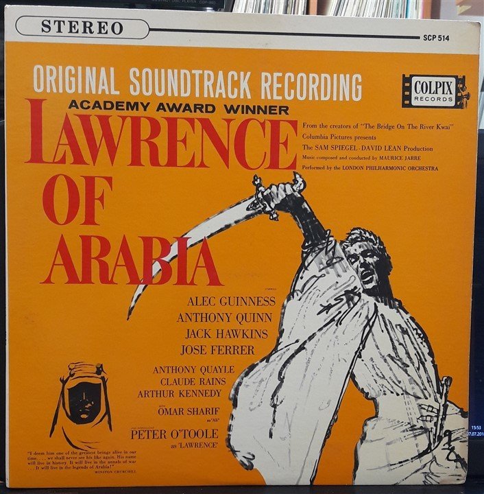 LAWRENCE OF ARABIA - SOUNDTRACK - MAURICE JARRE - 2.EL PLAK