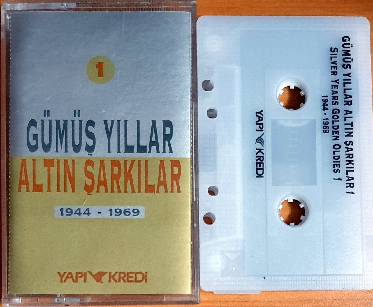 GÜMÜŞ YILLAR / ALTIN ŞARKILAR 1 1944-1969 - KASET YAPI KREDİ 2.EL