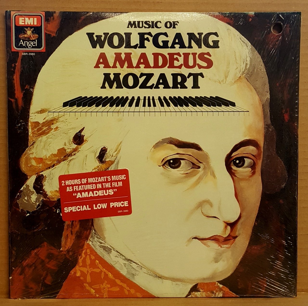MOZART - MUSIC OF W.A. MOZART / (1985) - 2LP CUT OUT DÖNEM BASKI SIFIR PLAK