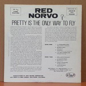 RED NORVO - PRETTY IS THE ONLY WAY TO FLY (1962) - LP 2.EL PLAK