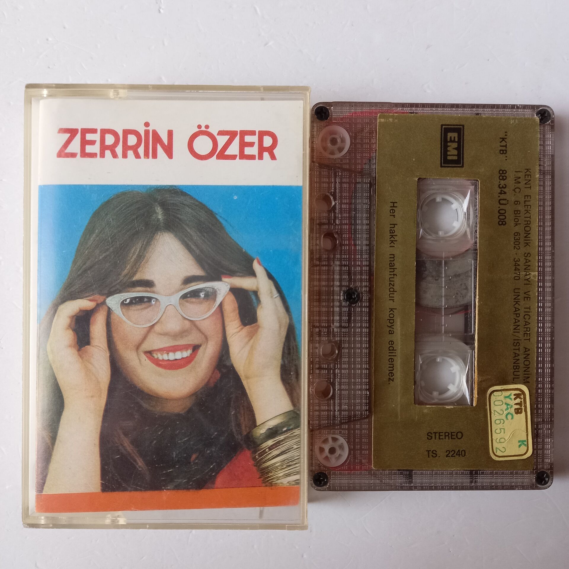 ZERRİN ÖZER - ZERRİN ÖZER (1988) - KASET 2.EL