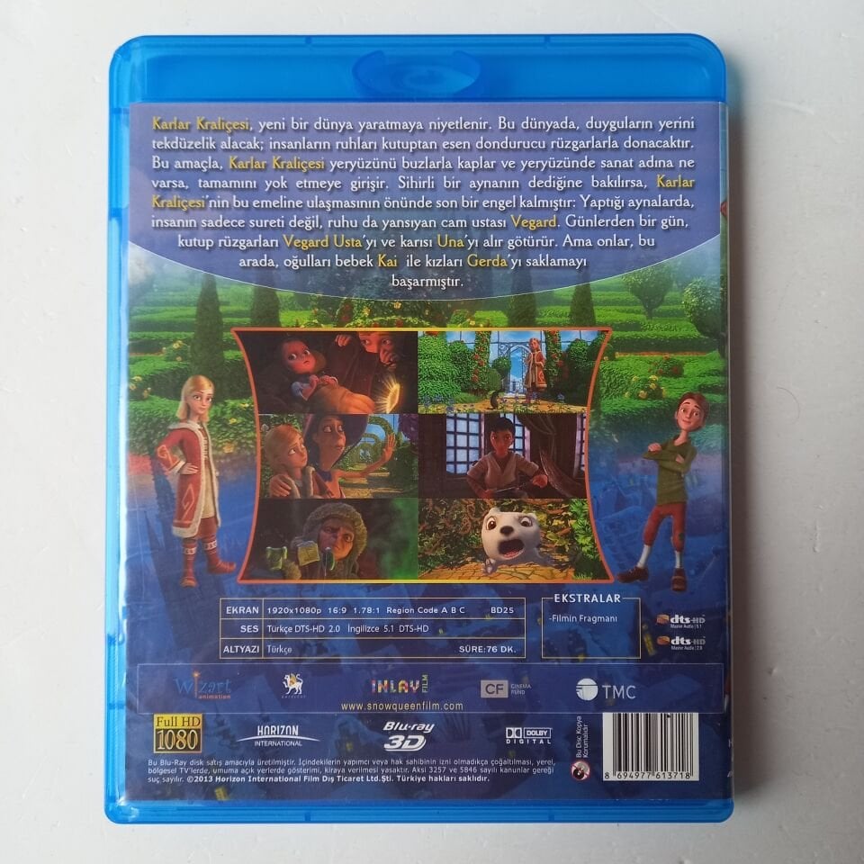 KARLAR KRALİÇESİ - THE SNOW QUEEN -  BLU-RAY 2.EL