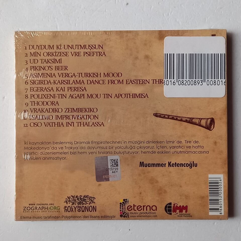 THE EMPIROTECHNES – KOMŞUDAKİ SESİMİZ / OUR SOUNDS IN THE NEIGHBOURHOOD (2011) - CD DIGIPAK AMBALAJINDA SIFIR