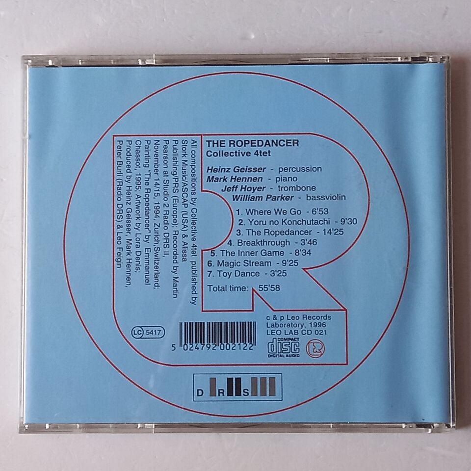 COLLECTIVE 4TET – THE ROPEDANCER (1996) - CD 2.EL