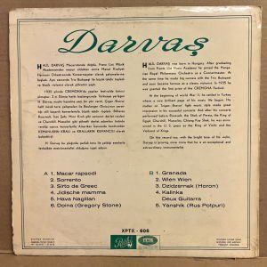 HALİL DARVAŞ - DARVAŞ (1967) - LP 2.EL PLAK