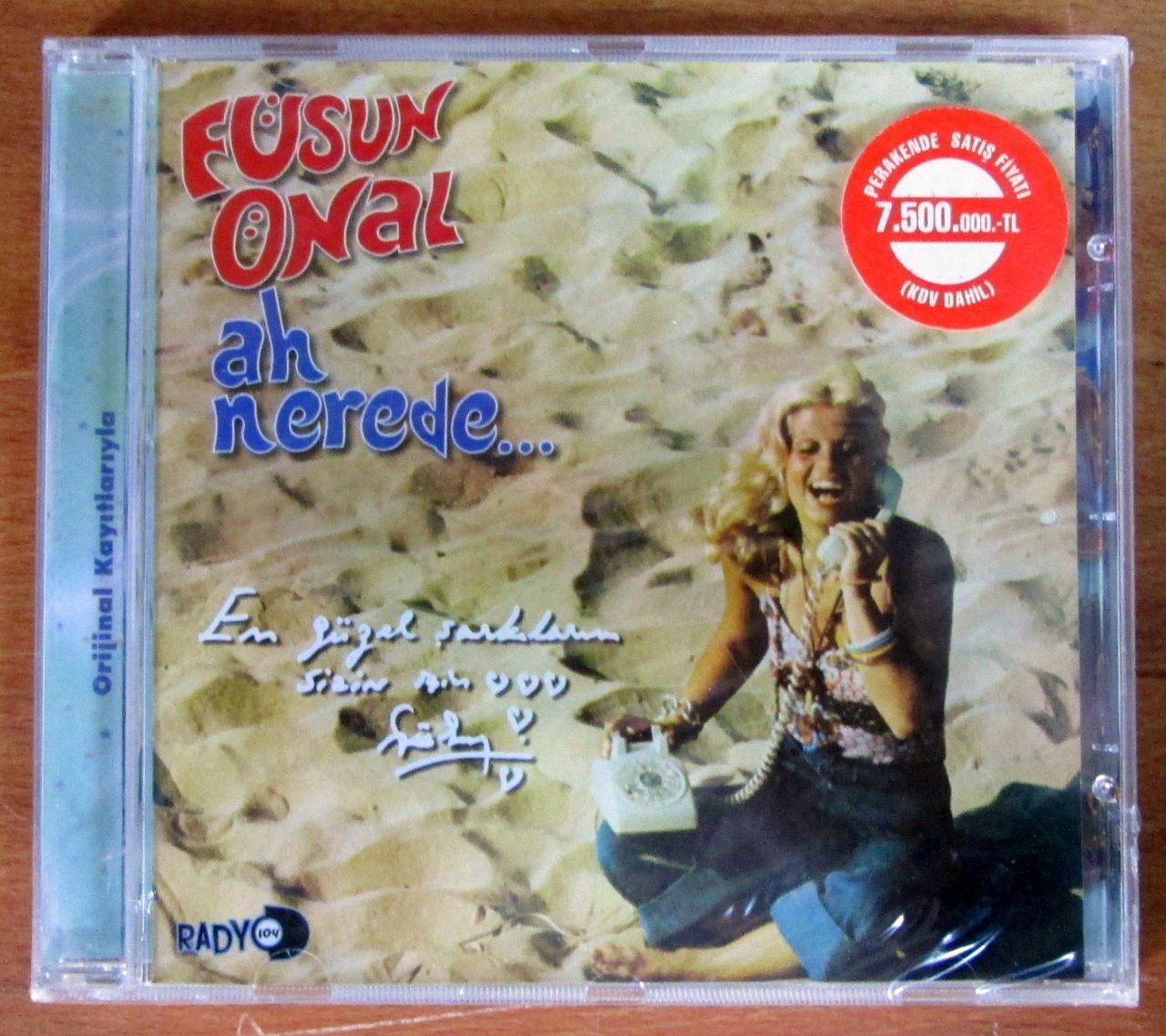 FÜSUN ÖNAL - AH NEREDE - CD SIFIR