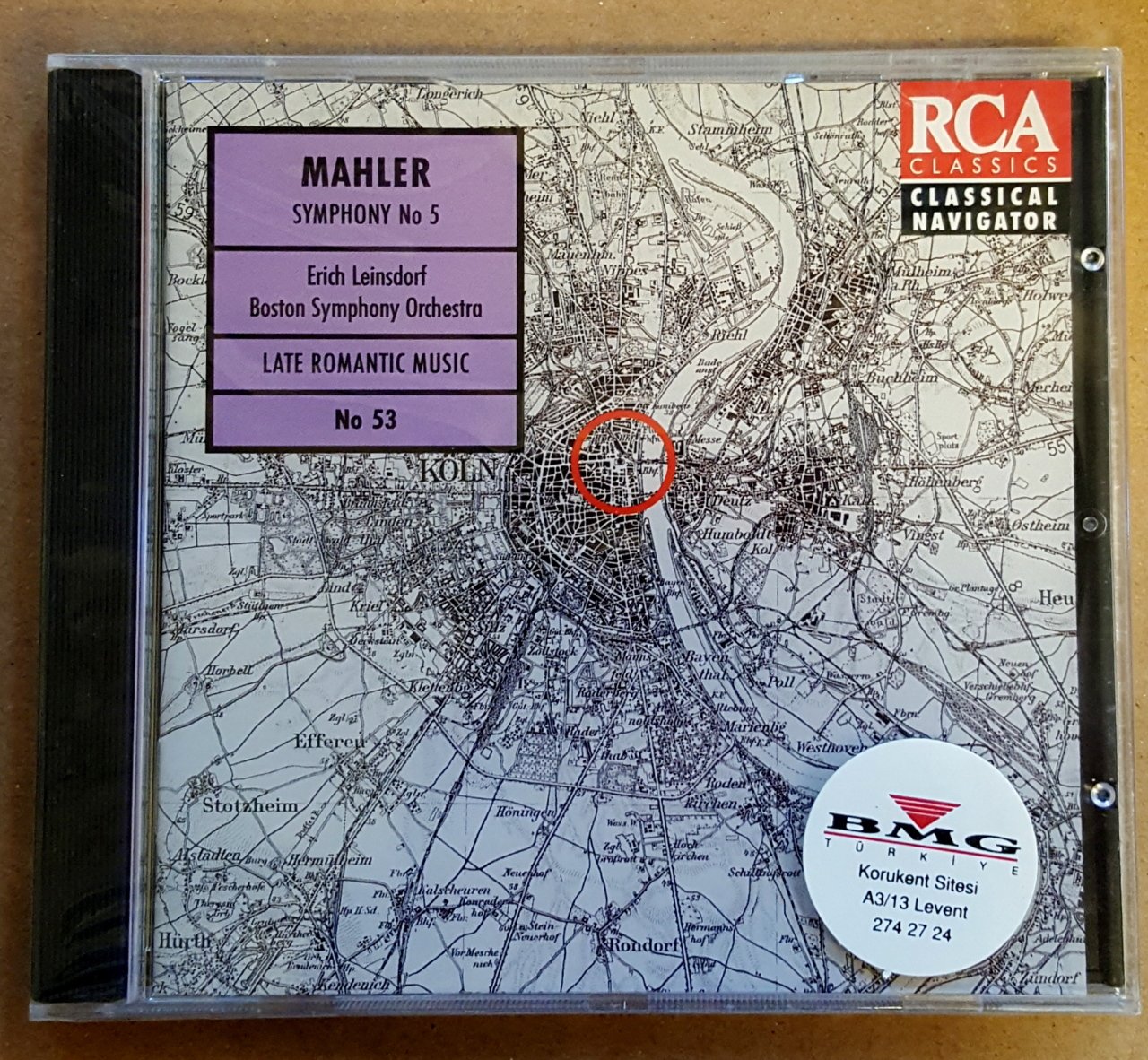 MAHLER - SYMPHONY NO 5 /LEINSDORF BOSTON SYMP. ORCH. (1963) - CD SIFIR