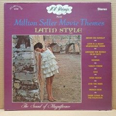 101 STRINGS - PLAY MILLION SELLER MOVIE THEMES LATIN STYLE - LP 2.EL PLAK