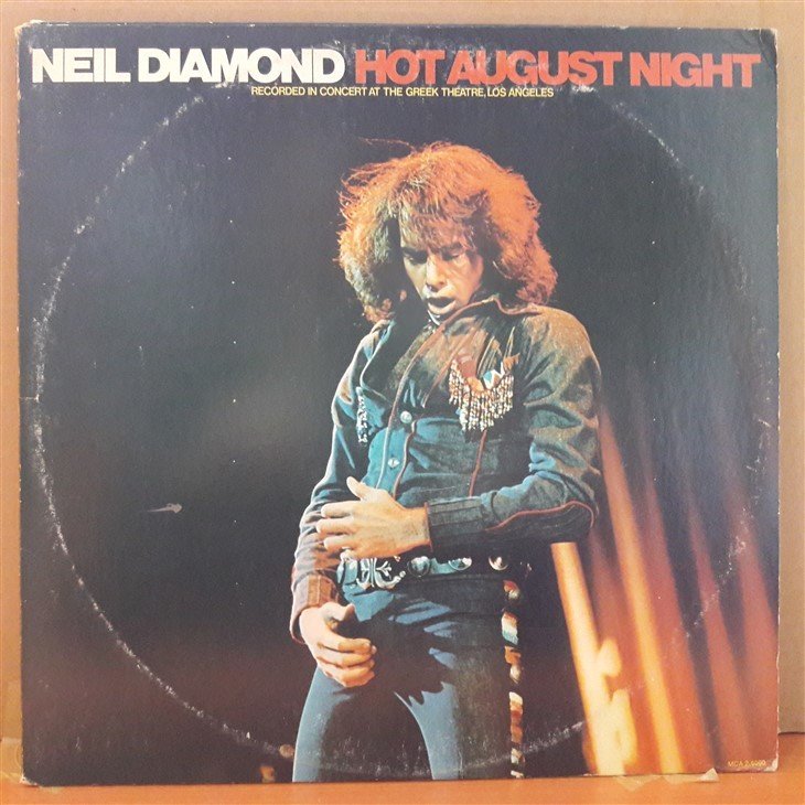NEIL DIAMOND - HOT AUGUST NIGHT (1972) - 2LP 2.EL PLAK
