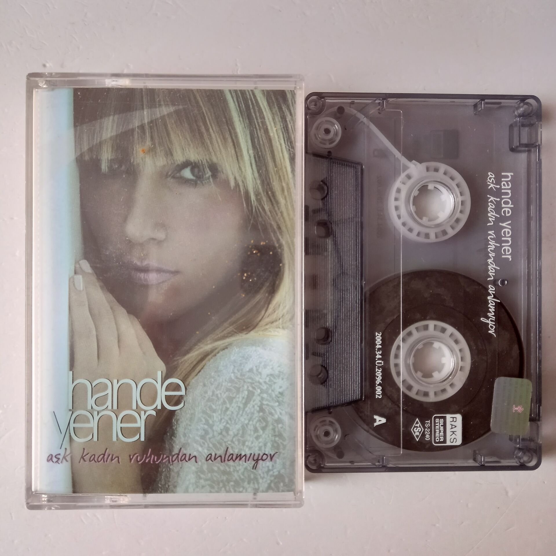 HANDE YENER - AŞK KADIN RUHUNDAN ANLAMIYOR (2004) - KASET 2.EL