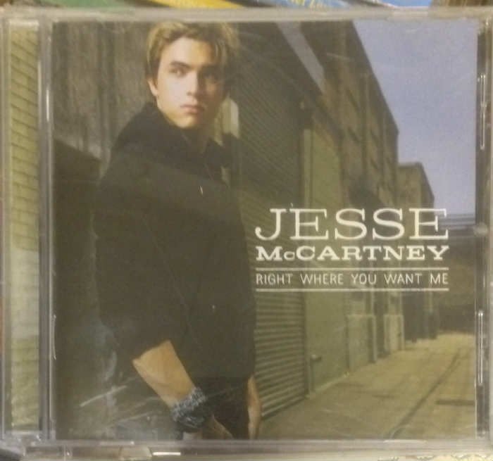 JESSE MCCARTNEY RIGHT WHERE YOU WANT ME CD 2.EL