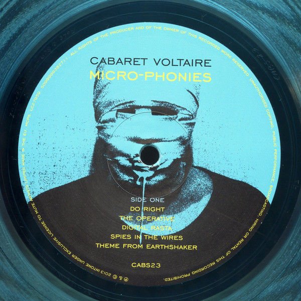 CABARET VOLTAIRE - MICRO PHONES (1984) - LP 2022 TURQUOISE COLOURED EDITION SIFIR PLAK