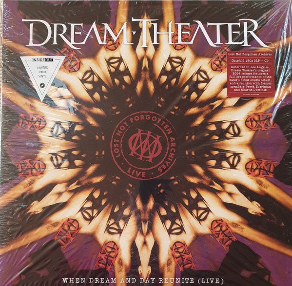 DREAM THEATER - WHEN DREAM AND DAY REUNITE (LIVE) (2021) - 2LP + CD 180GR RED COLOURED SIFIR PLAK