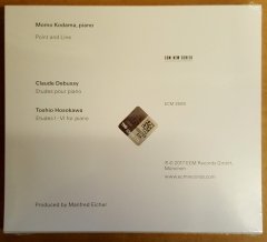 MOMO KODAMA POINT AND LINE ''DEBUSSY & HOSOKAWA ETUDES FOR PIANO'' CD 2017 ECM NEW SERIES SIFIR