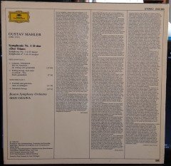 MAHLER: SYMPHONY NO.1, BOSTON SYMPHONY ORCHESTRA, SEIJI OZAWA - 2.EL PLAK