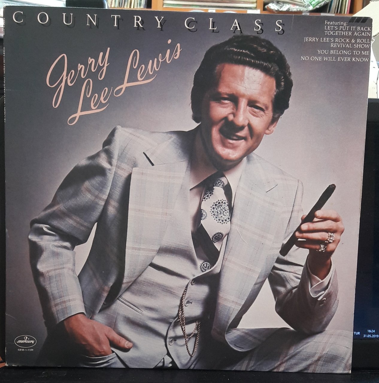 JERRY LEE LEWIS - COUNTRY CLASS (1976) - PLAK 2.EL