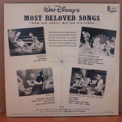 MOST BELOVED SONGS (1964) - WALT DISNEY - LP PLAK 2.EL