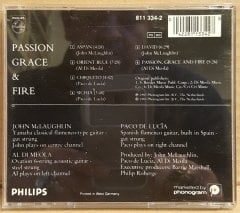 JOHN MCLAUGHLIN AL DI MEOLA PACO DE LUCIA - PASSION,GRACE & FIRE (1983) - CD PHILIPS MADE IN WEST GERMANY 2.EL