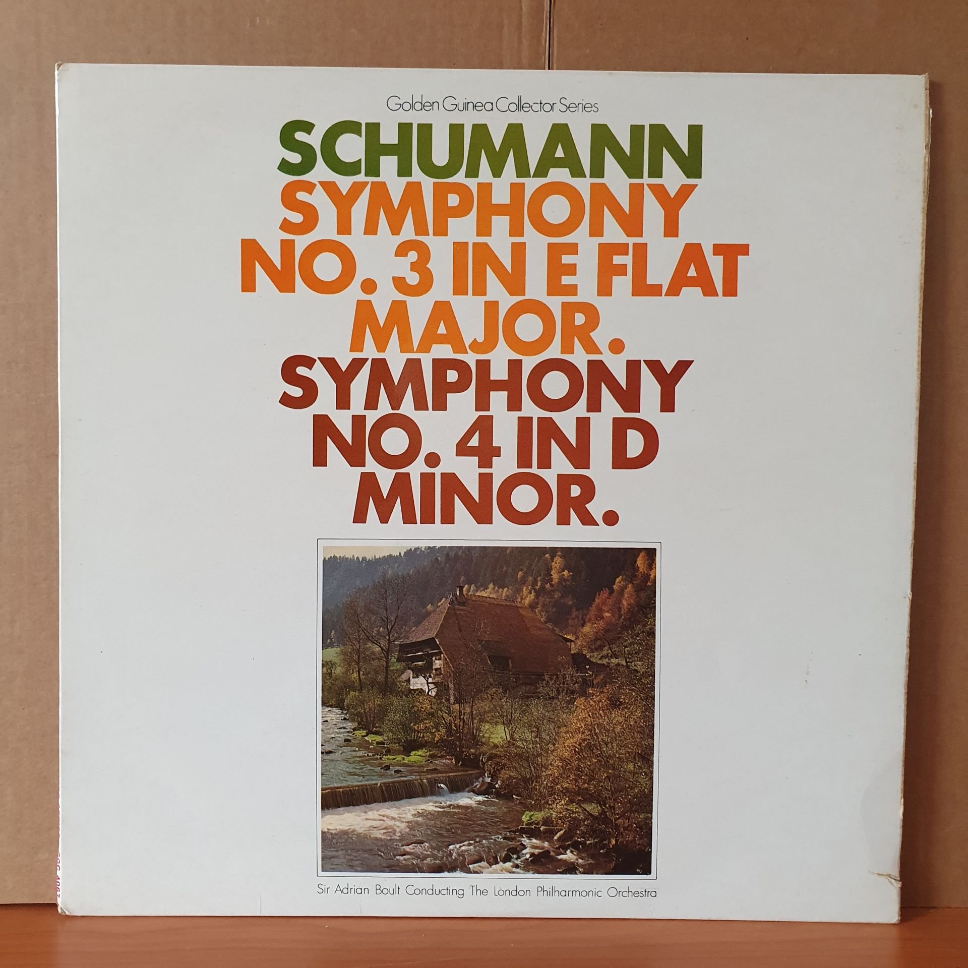 SCHUMANN: SYMPHONY NO.3 IN E FLAT MAJOR / SYMPHONY NO.4 IN D MINOR / SIR ADRIAN BOULT, THE LONDON PHILHARMONIC ORCHESTRA (1967) - LP 2.EL PLAK
