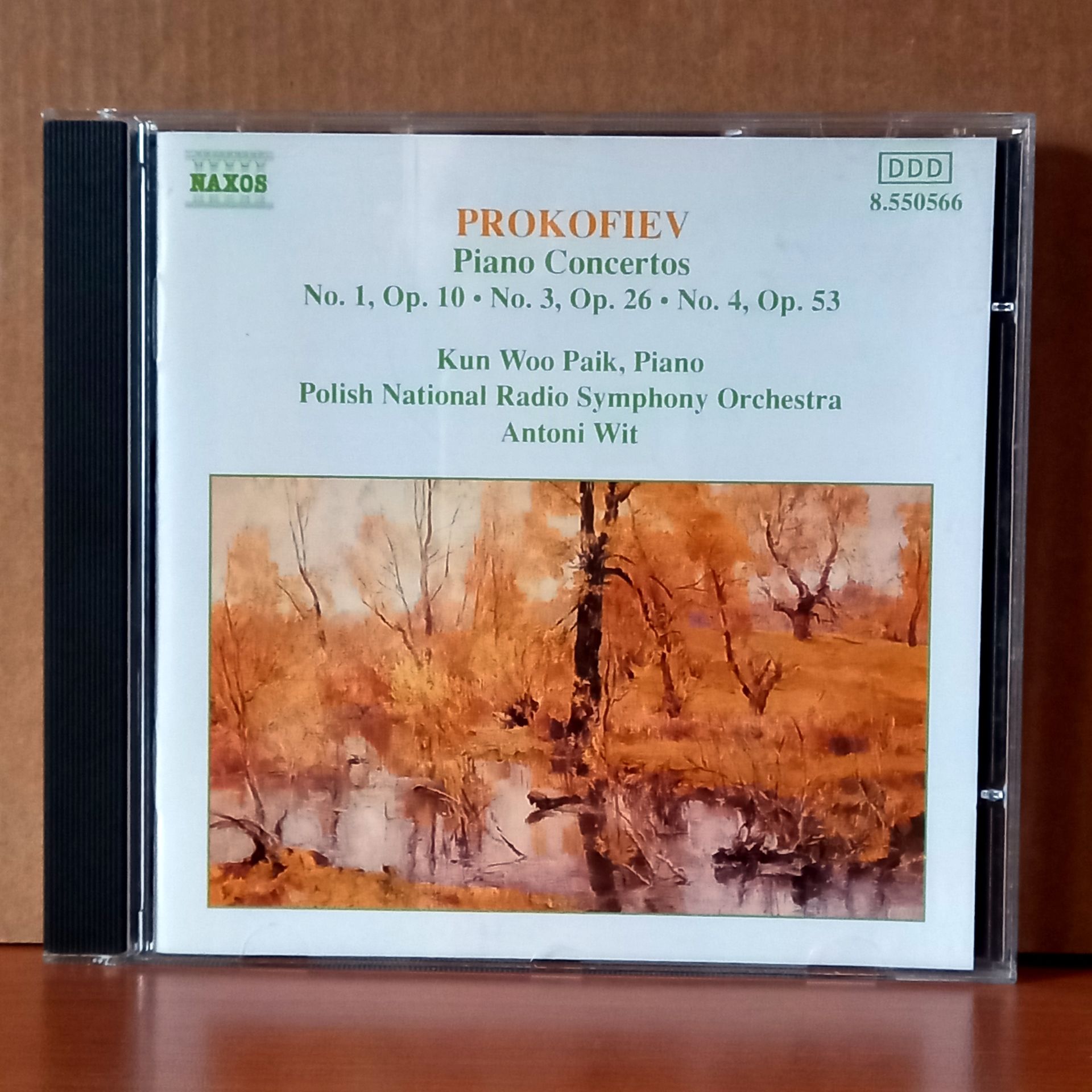 PROKOFIEV: PIANO CONCERTOS NO. 1, OP. 10 · NO. 3, OP. 26 · NO. 4, OP. 53 / KUN WOO PAIK, POLISH NATIONAL RADIO SYMPHONY ORCHESTRA, ANTONI WIT (1992) - CD 2.EL