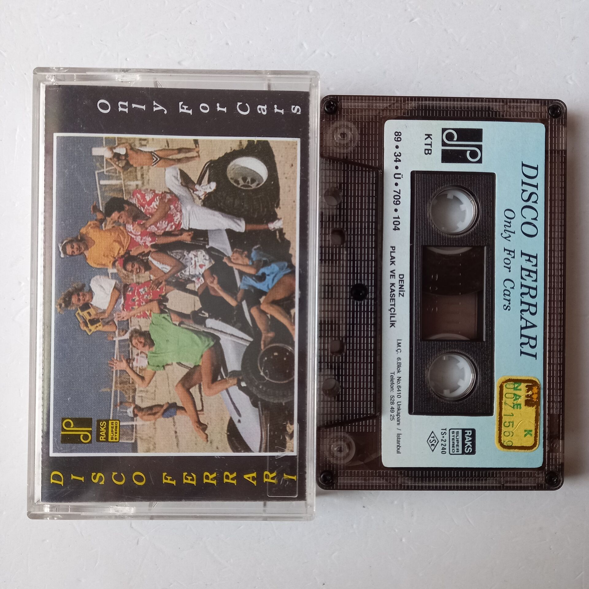 DISCO FERRARI / ONLY FOR CARS (1989) - KASET 2.EL