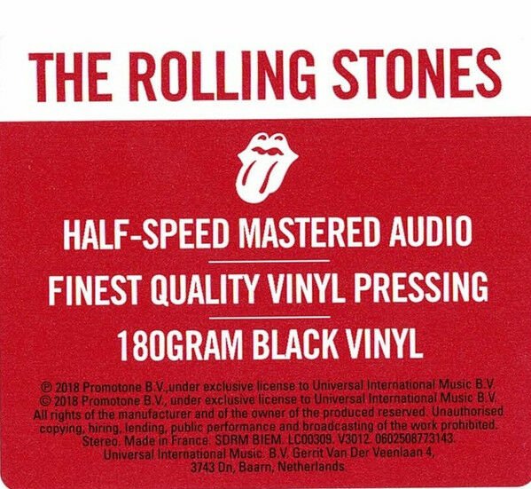 ROLLING STONES - STICKY FINGERS (1971) - LP 180GR 2020 HALFSPEED MASTERING EDITION SIFIR PLAK