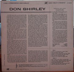 DON SHIRLEY  - PIANO - PLAK 2.EL