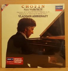 CHOPIN - PIANO WORKS VOL IV / VLADIMIR ASHKENAZY - LP DÖNEM BASKI SIFIR PLAK