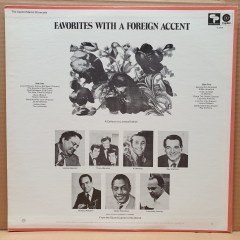 FAVORITES WITH A FOREIGN ACCENT / JACKIE GLEASON, THE LETTERMEN, AL MARTINO, HOWARD ROBERTS, RAY ANTHONY - LP 2.EL PLAK