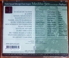 MEDİHA ŞEN SANCAKOĞLU SÖYLÜYOR 1 / TÜRK SANAT MÜZİĞİ ÖZEL ARŞİVİ (2001) - CD 2.EL