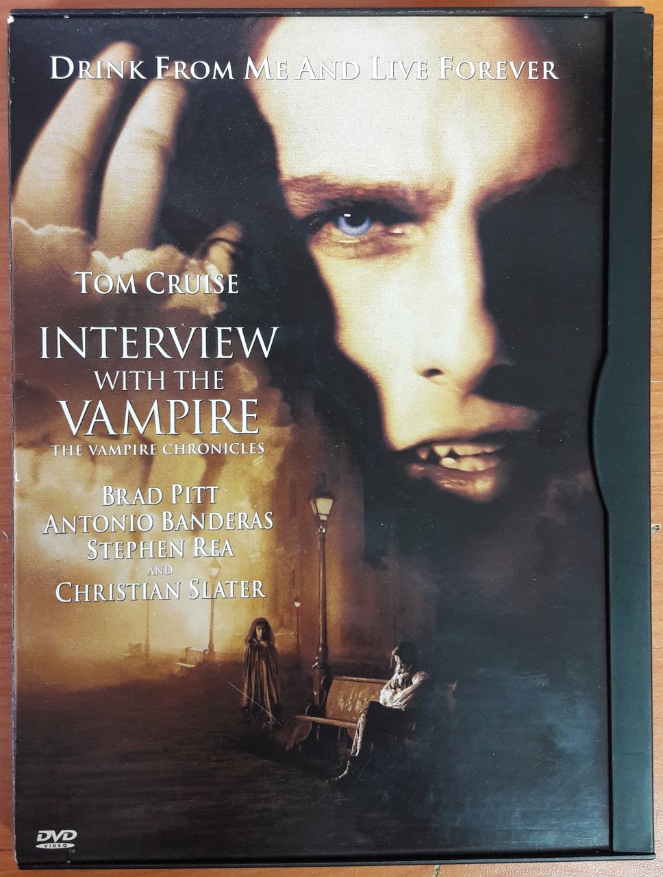 INTERVIEW WITH THE VAMPIRE - TOM CRUISE - BRAD PITT - ANTONIO BANDERAS - SNAPCASE DVD 2.EL