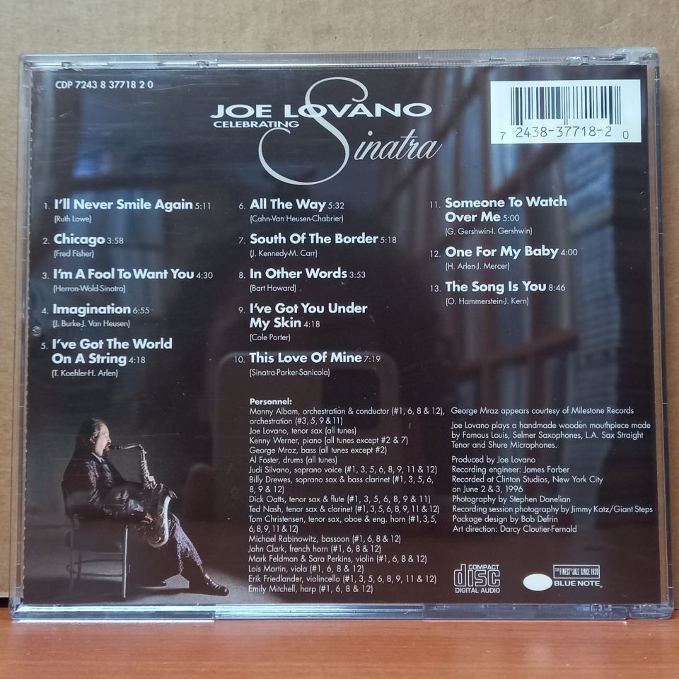 JOE LOVANO - CELEBRATING SINATRA (1997) - CD 2.EL