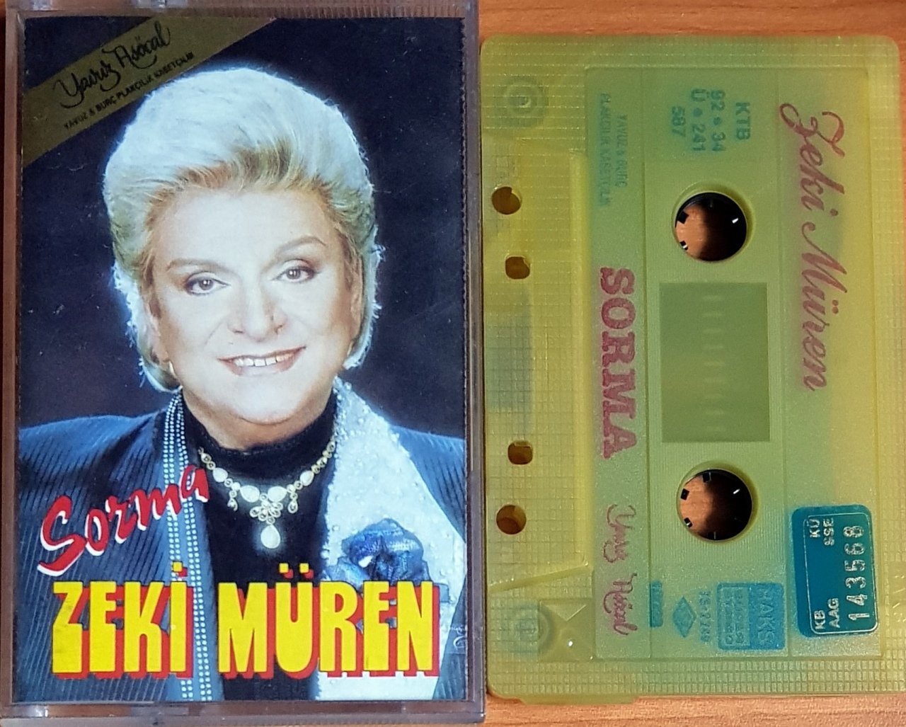 ZEKİ MÜREN - SORMA (1992) YAVUZ ASÖCAL KASET 2.EL