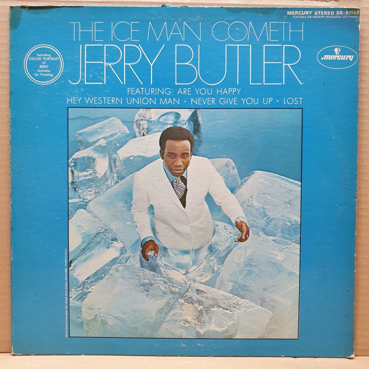 JERRY BUTLER - THE ICE MAN COMETH (1968) - LP 2.EL PLAK