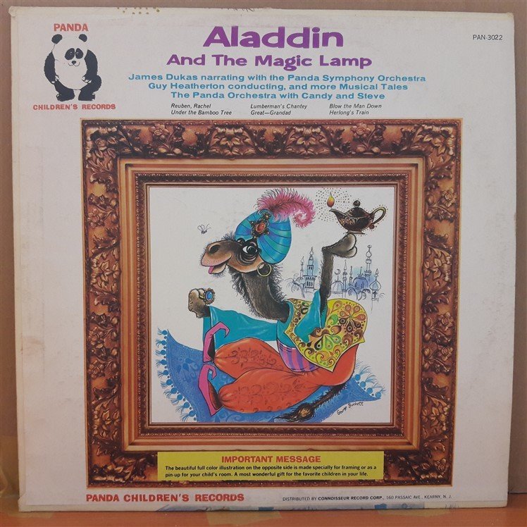 ALADDIN AND THE MAGIC LAMP - LP PLAK 2.EL
