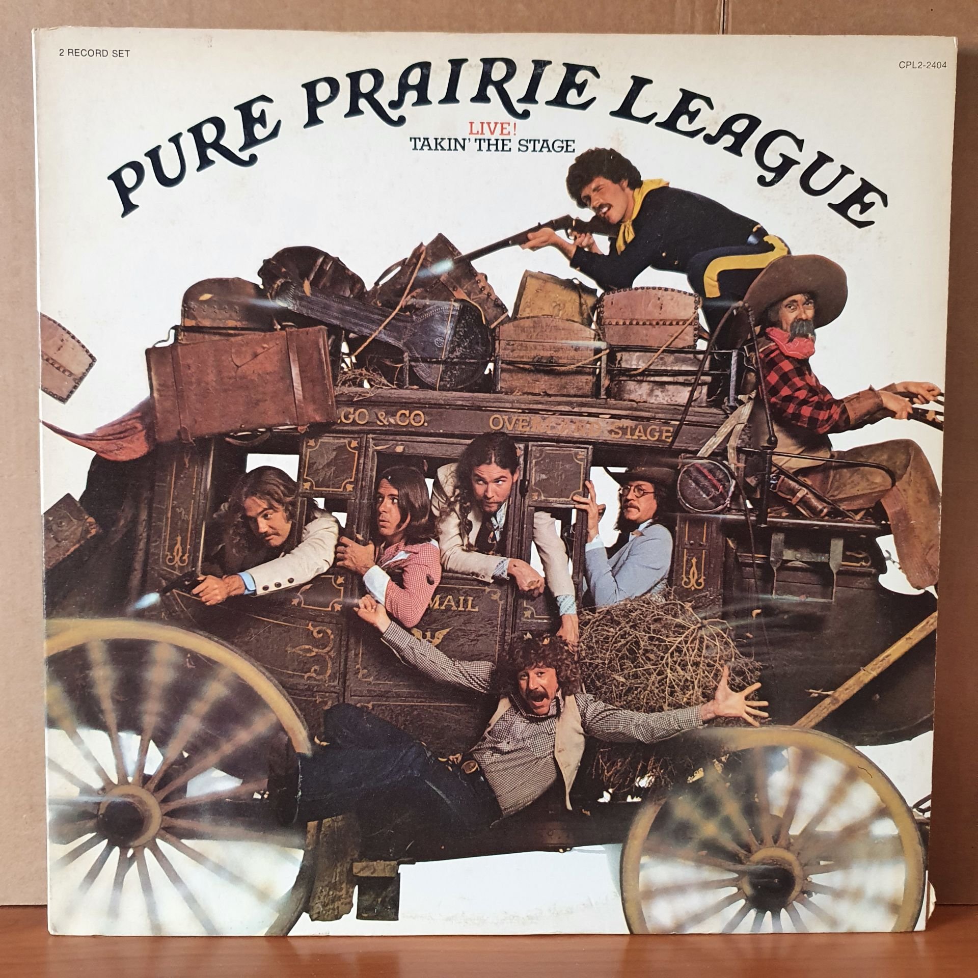PURE PRAIRIE LEAGUE - LIVE! TAKIN' THE STAGE (1977) - 2LP 2.EL PLAK